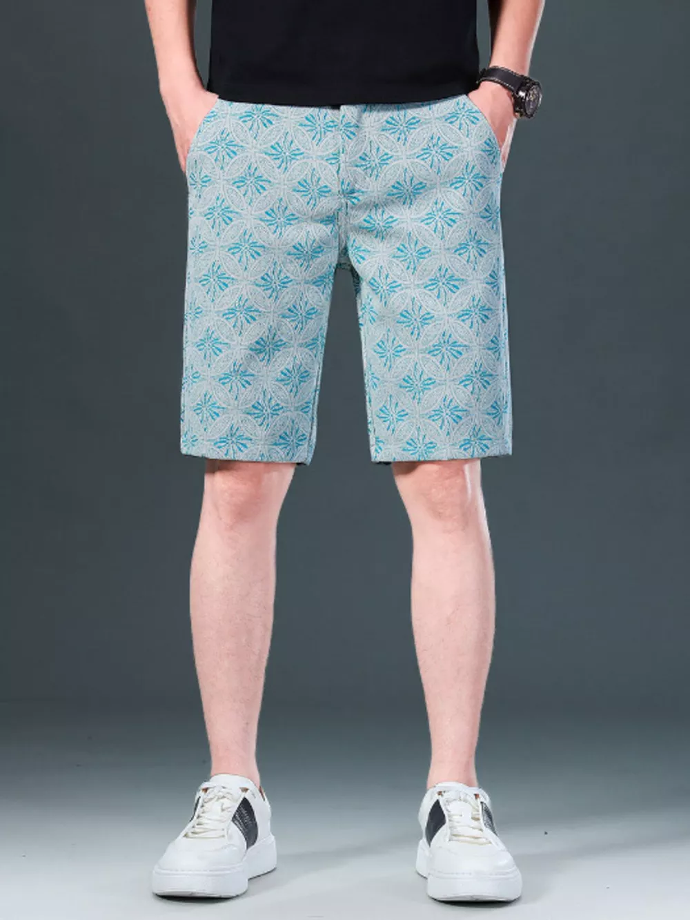 Men's Printed Loose Fit Shorts, image 3