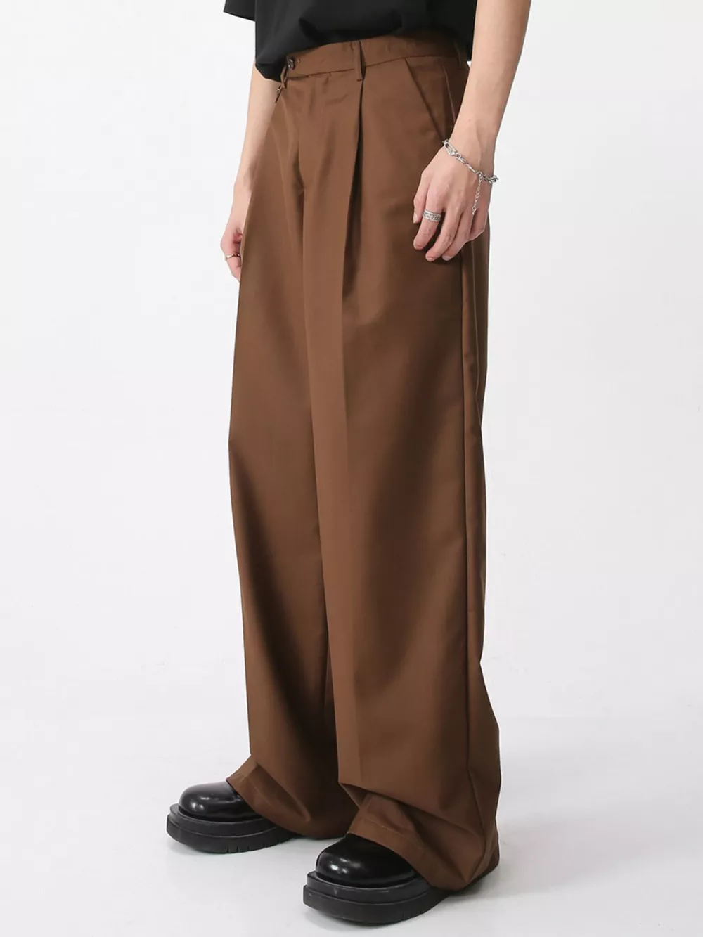 Men's High-Waisted Wide-Leg Pants, image 8