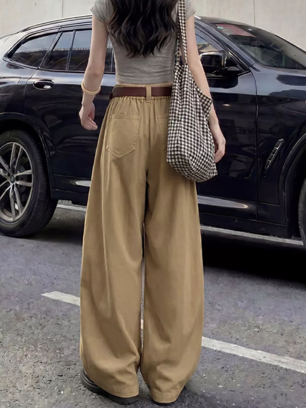 Wide-Leg Cargo Pants, image 2