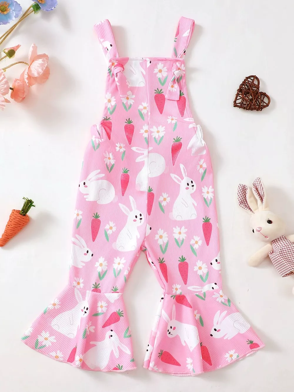 Children's Printed Flare Overalls, image 6