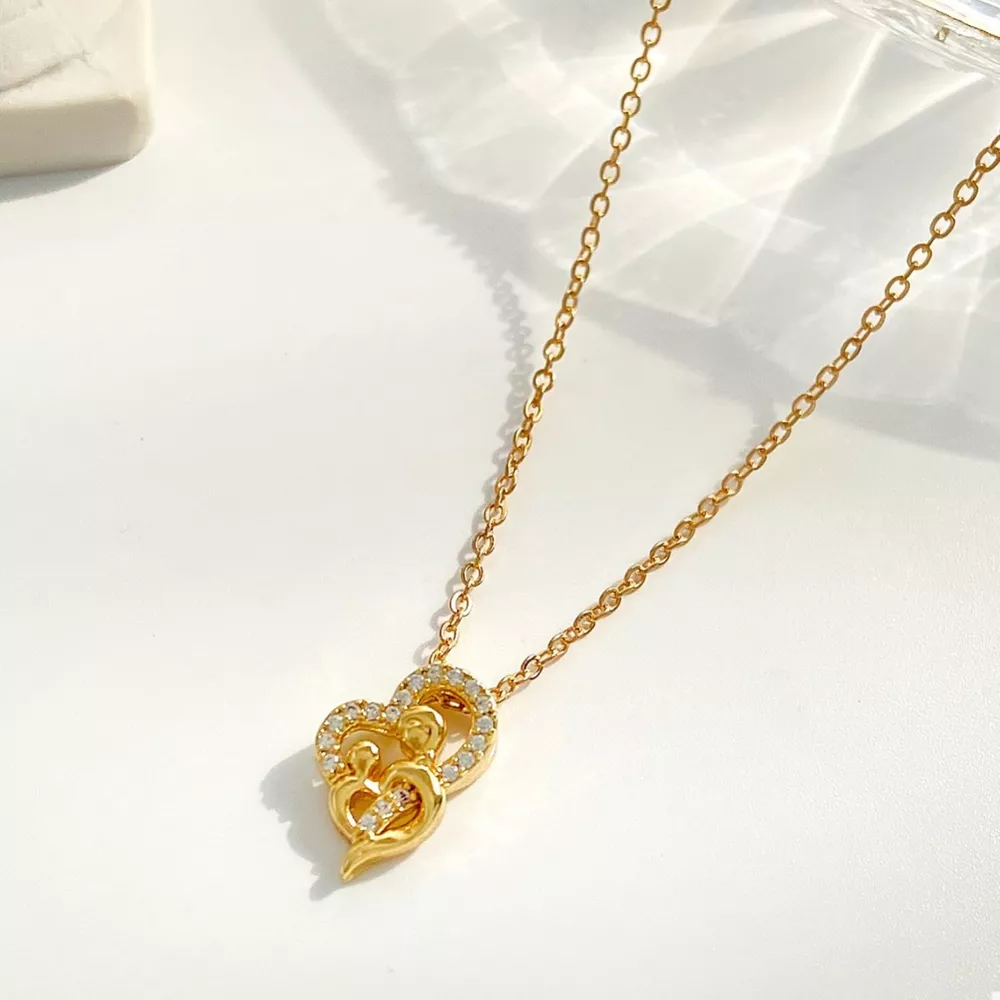 18K Gold-Plated Pendant Necklace, image 3