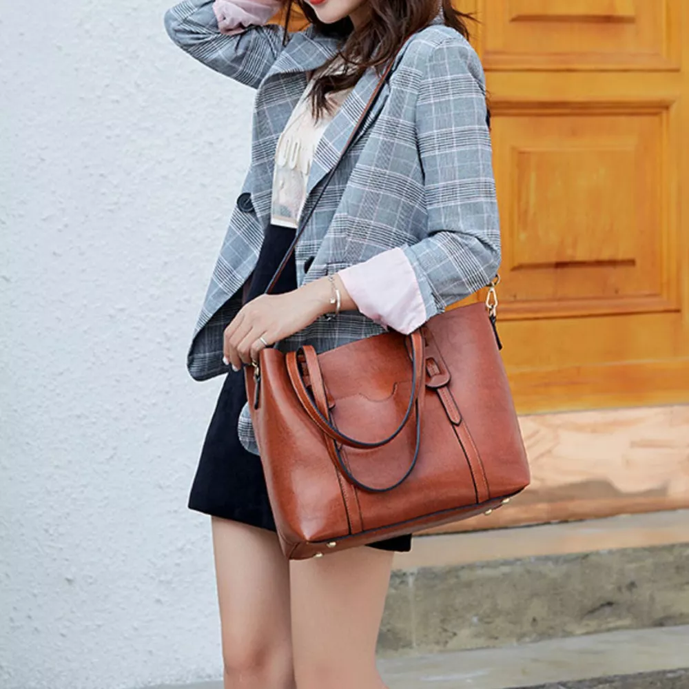 PU Leather Tote Bag, image 3