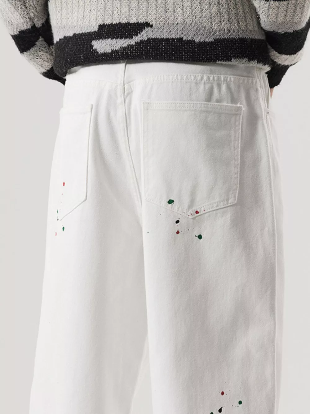Men's Full Size Wide Leg Jeans Plus Size, image 7
