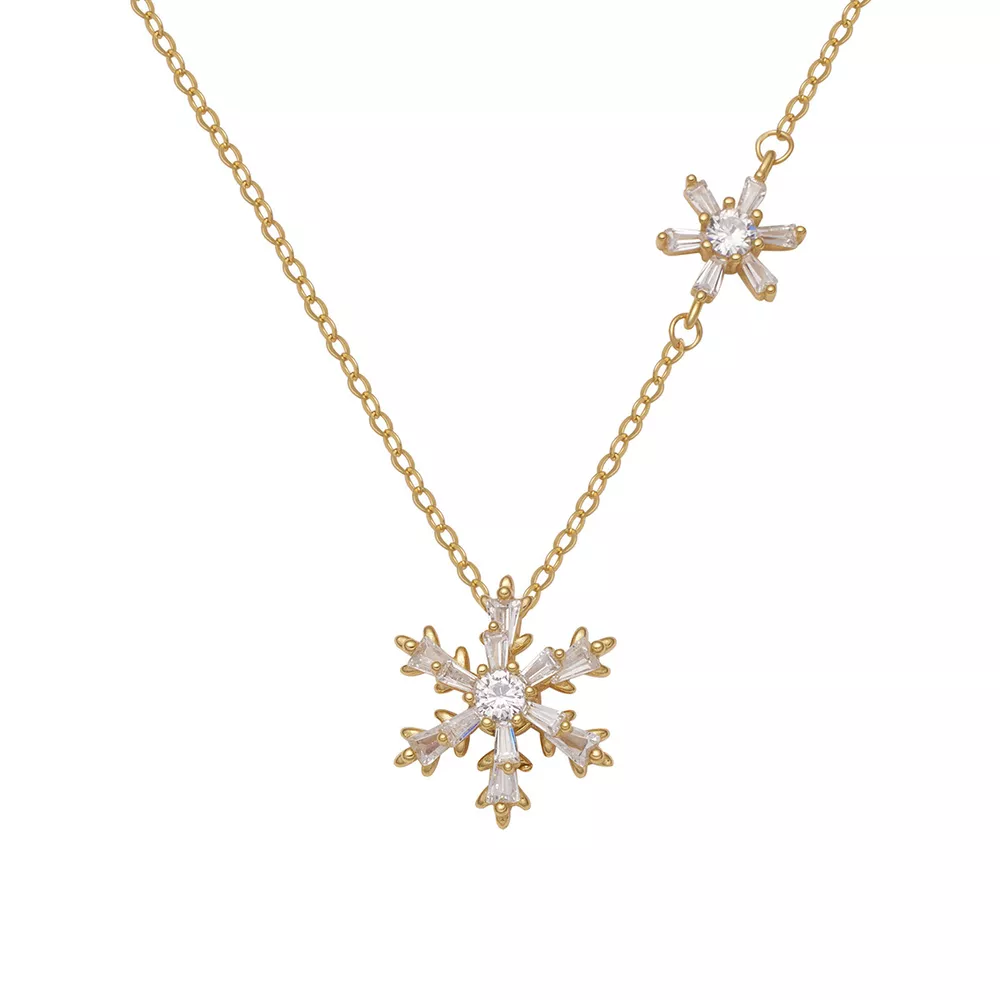Snowflake Pendant Necklace, image 3