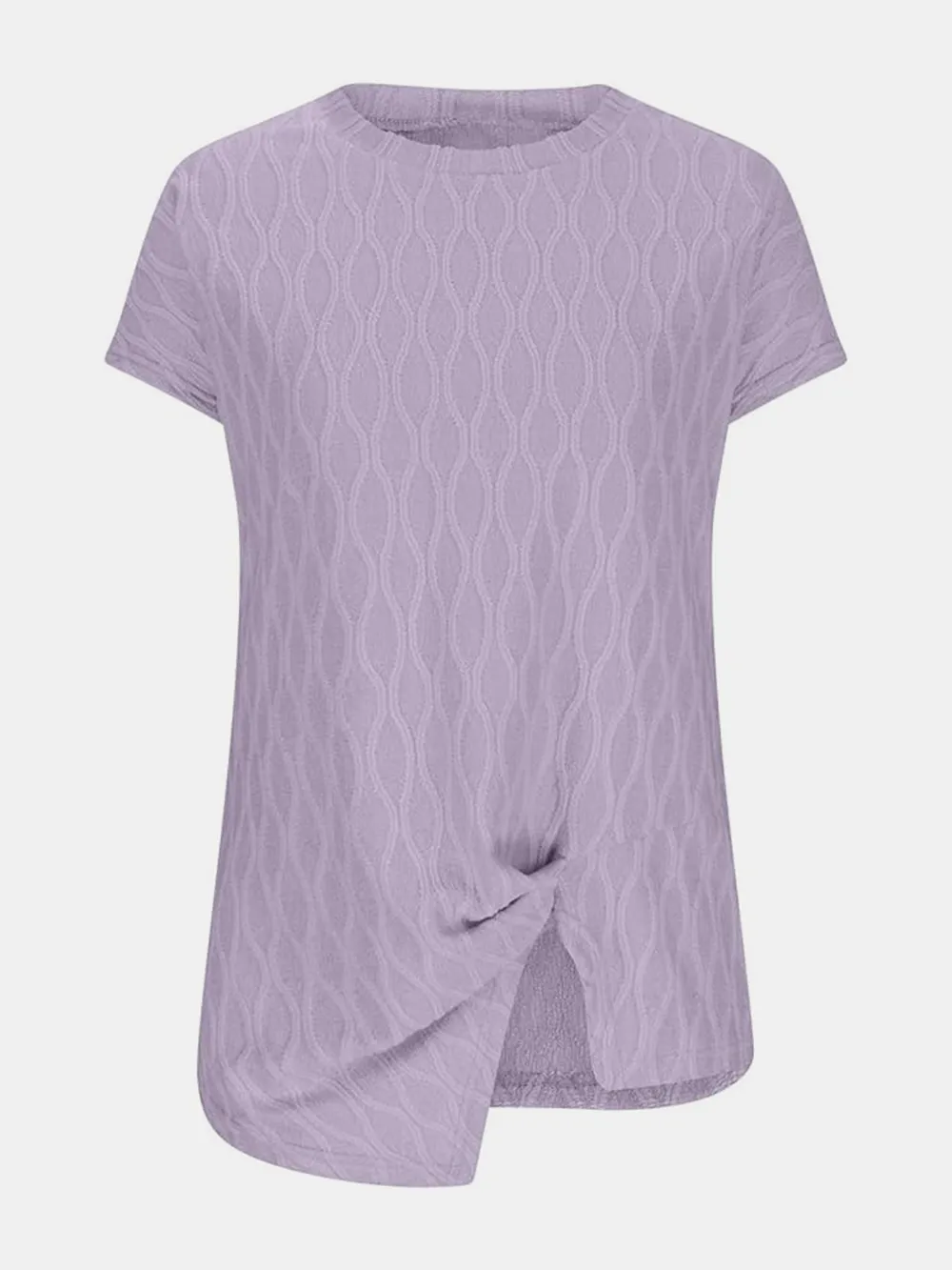 Full Size Round Neck Short Sleeve T-Shirt, image 21