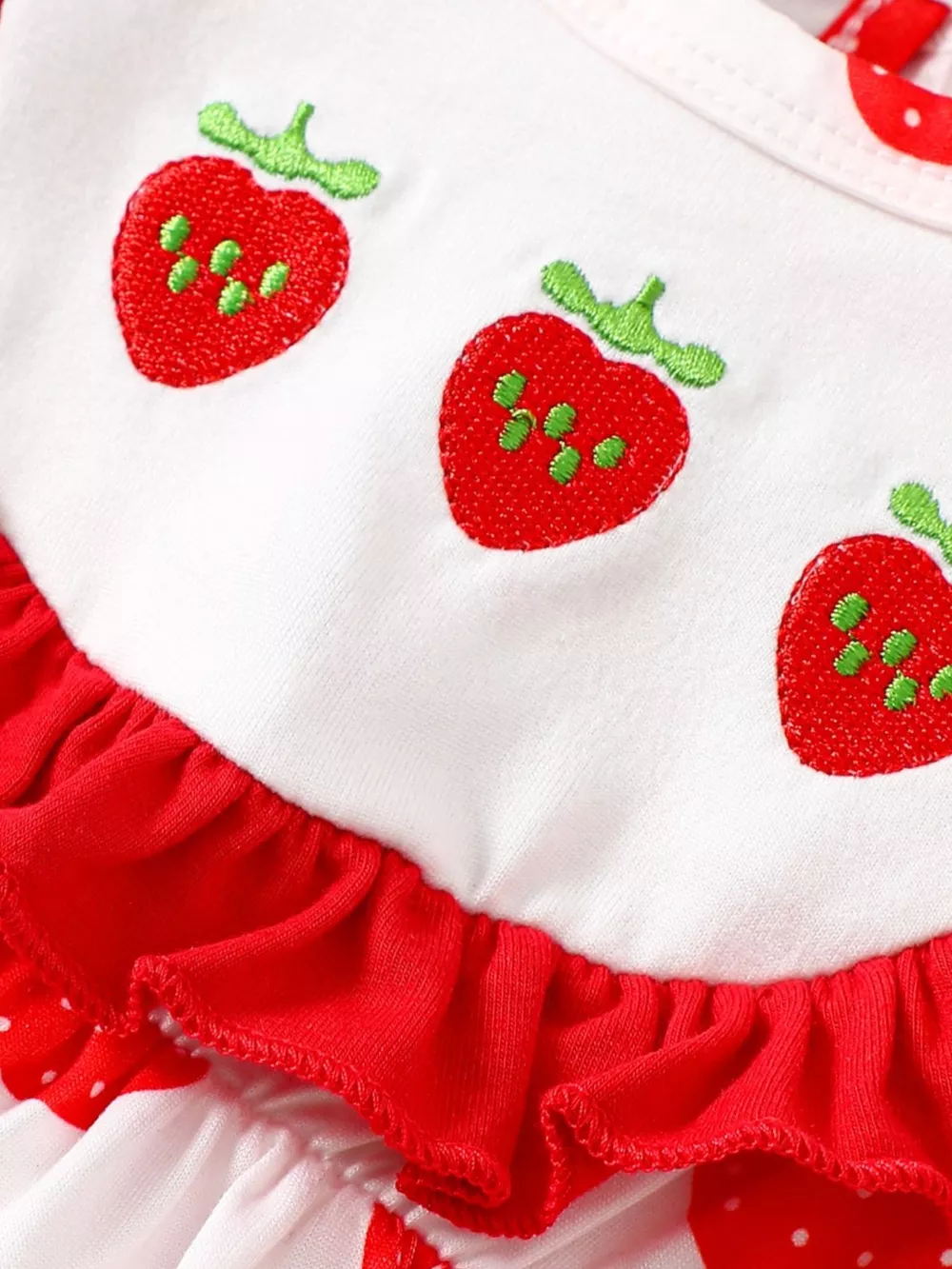 Children's Printed Ruffle Trim One-Piece with Headband, image 5
