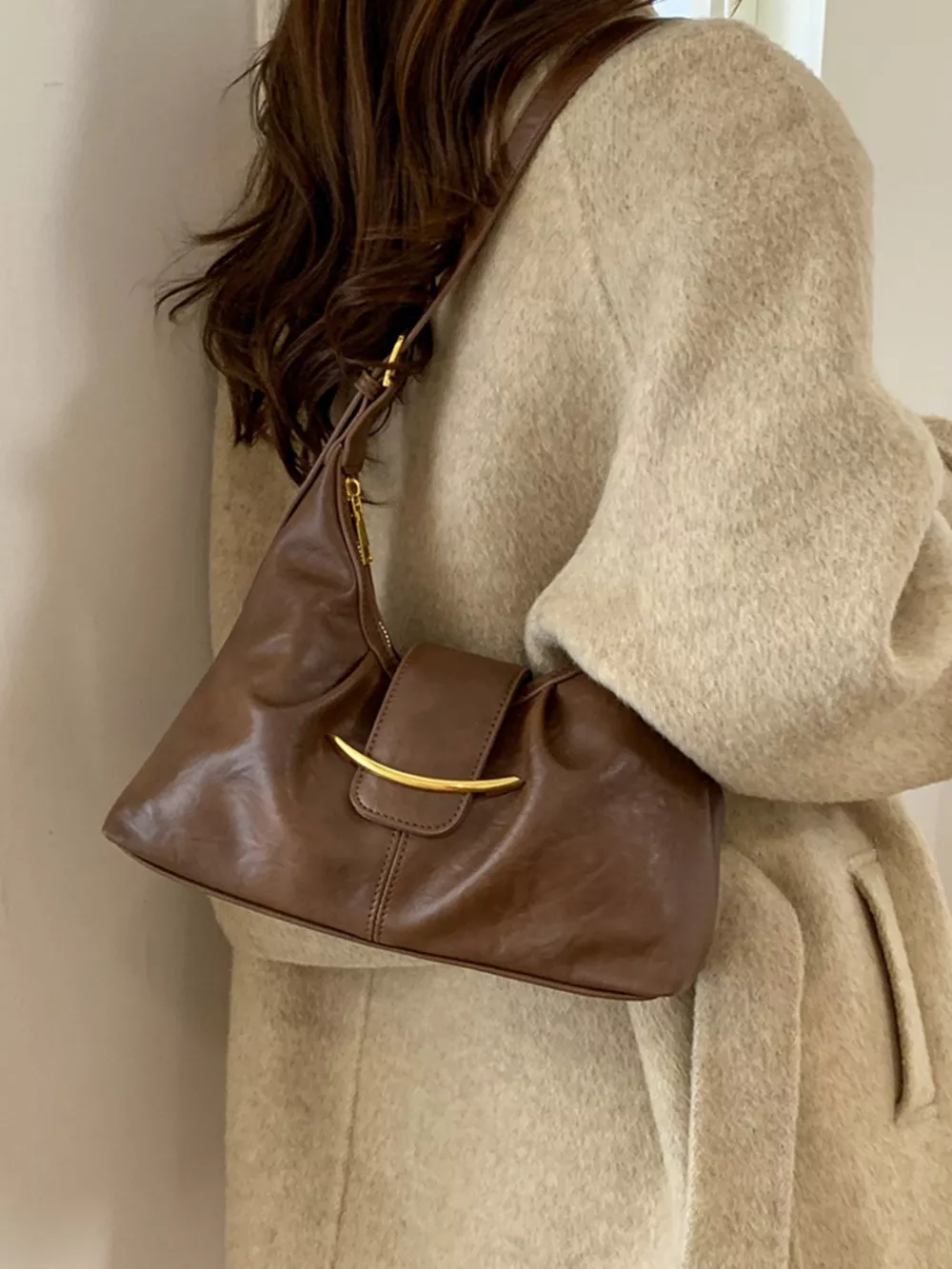 Buckle Adjustable Strap Crossbody Bag, image 3