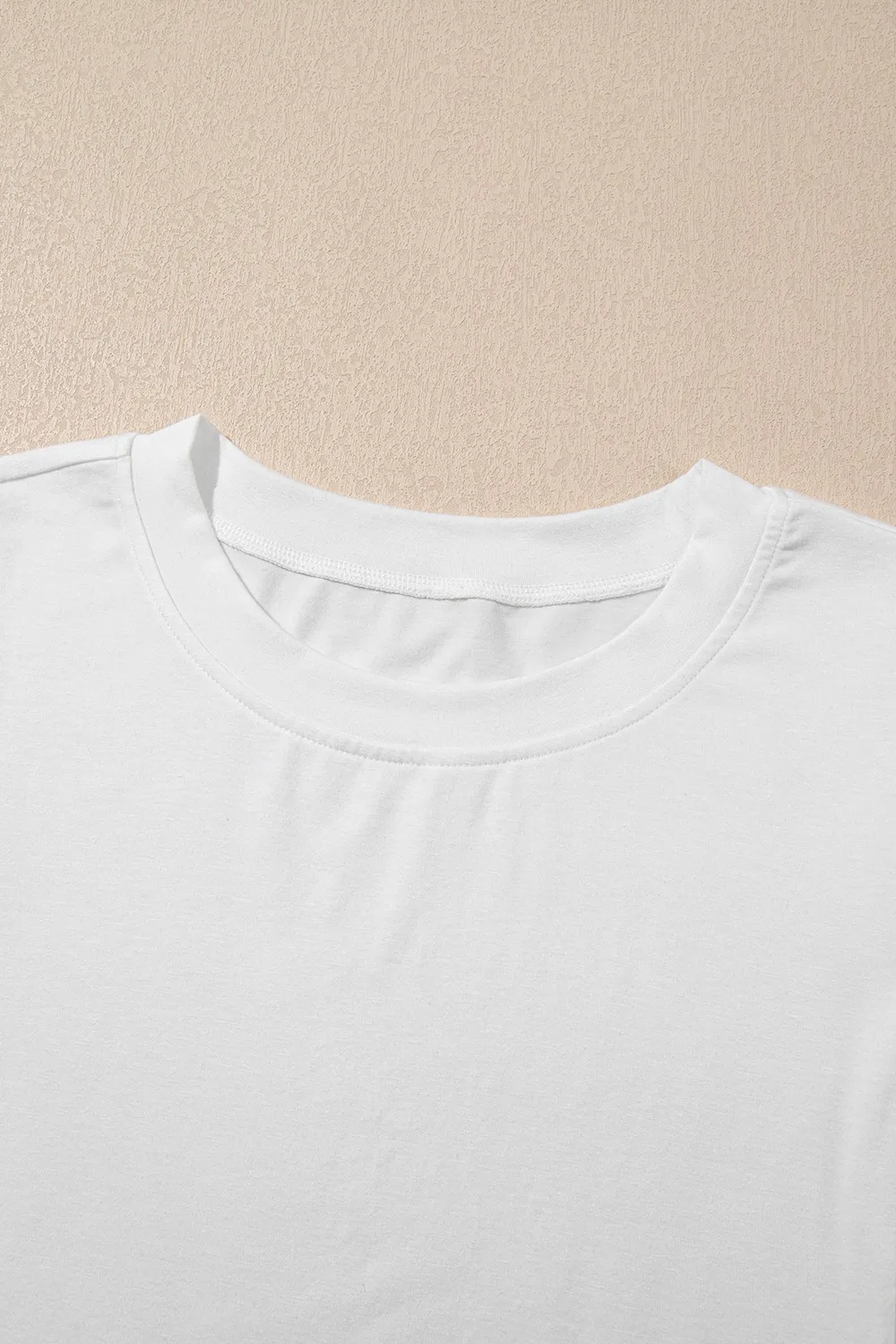 Hollow Out Embroidered Short Sleeve Round Neck Top, image 9