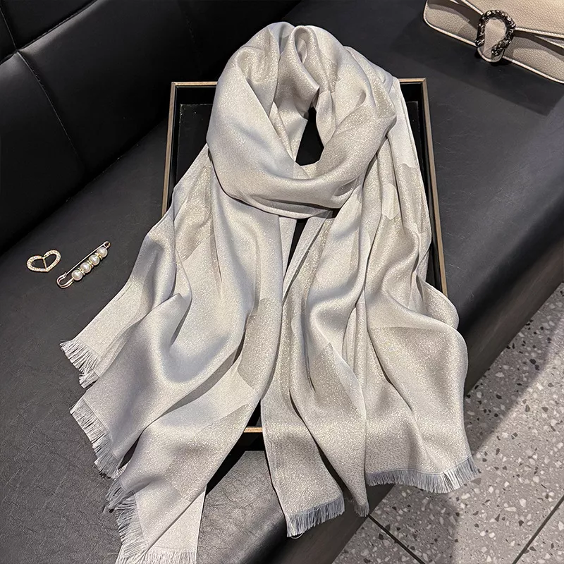 Lightweight Raw Hem Scarf, image 7