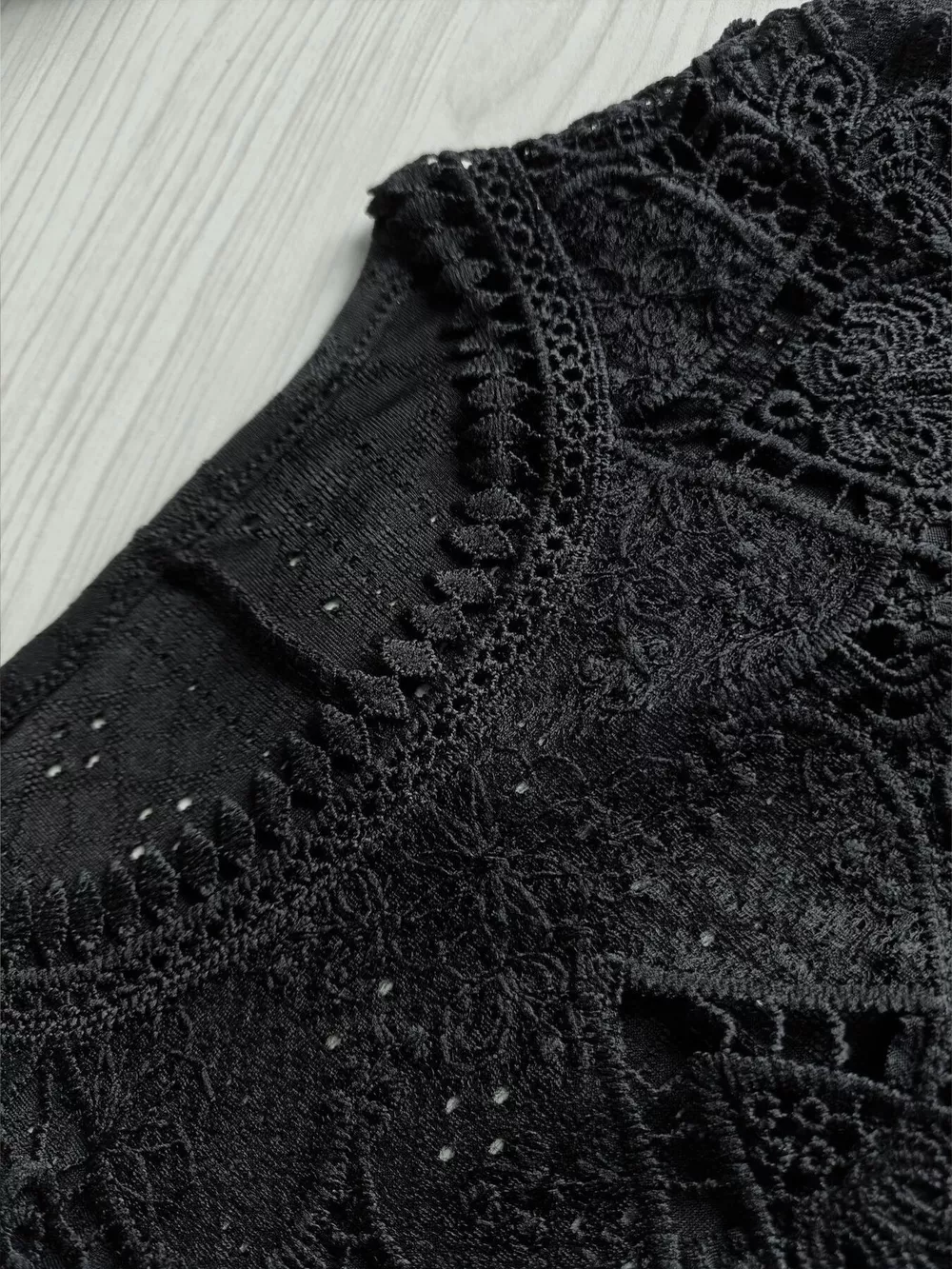 Lace Detail Long Sleeve T-Shirt, image 3