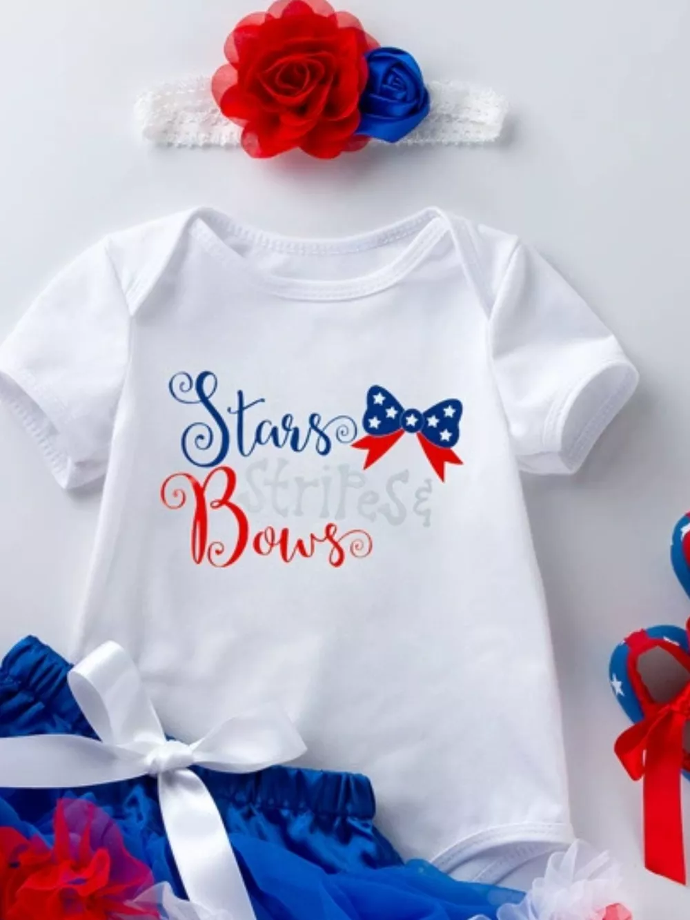 Children's First 4th of July Outfit Set, image 11