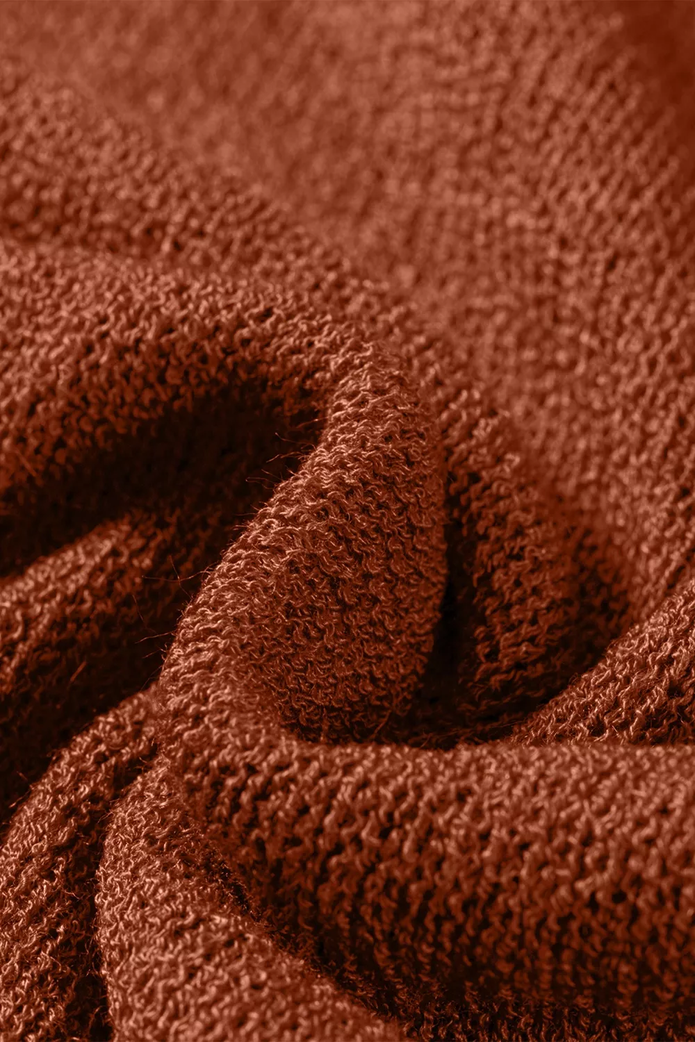 Ribbed Knit Round Neck Short Sleeve Sweater, image 10