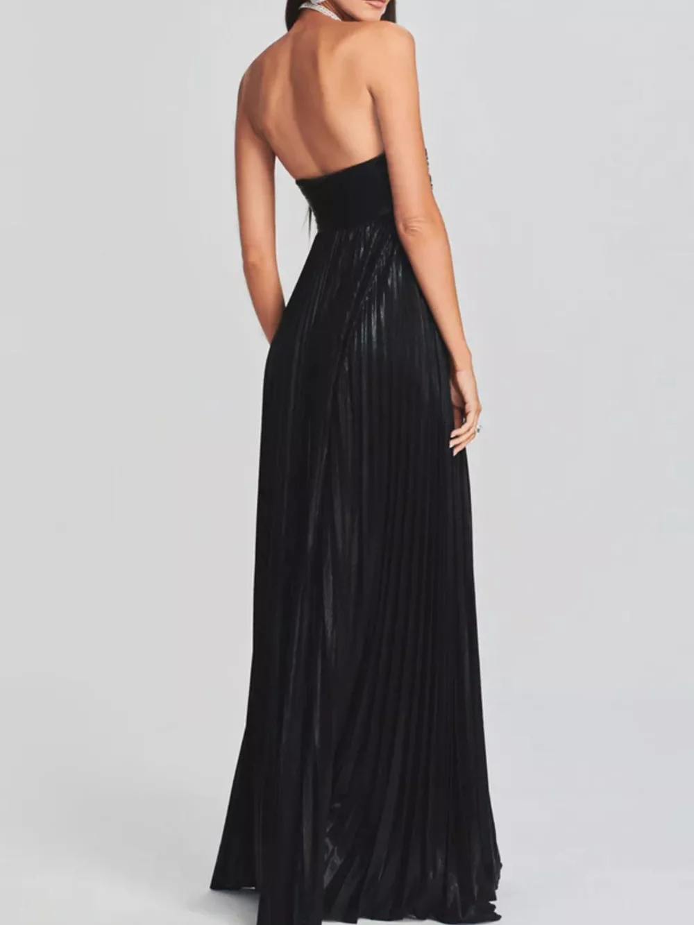 Split Sweetheart Neck Tube Maxi Dress, image 8