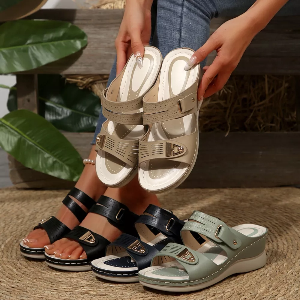 Open Toe Wedge Sandals, image 35