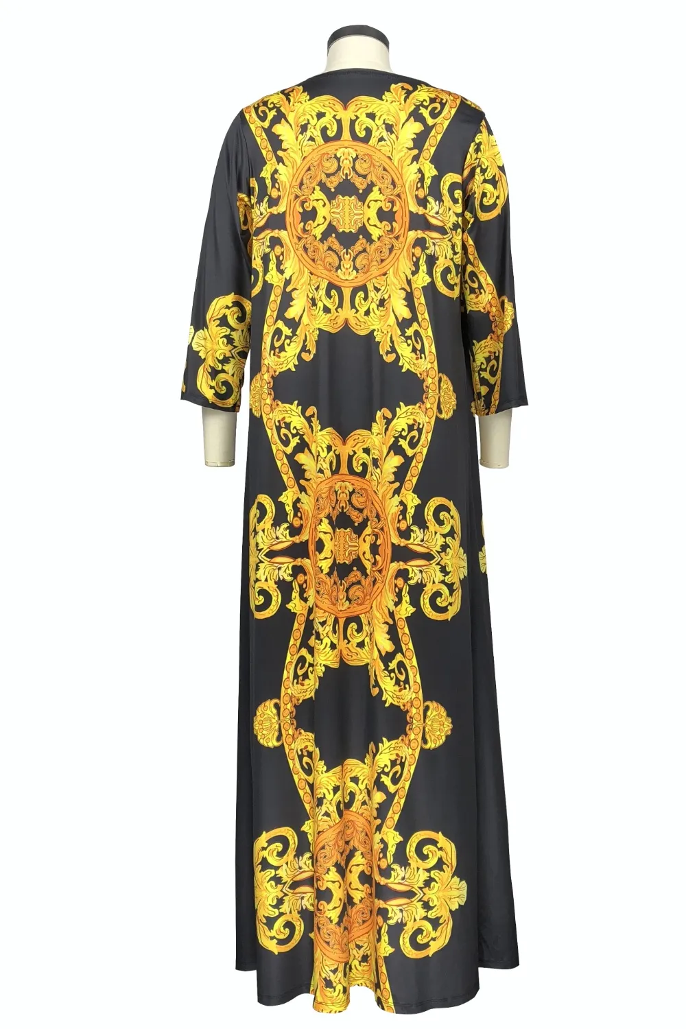 Printed Plunge One-Piece and Cover Up Swim Set, image 7