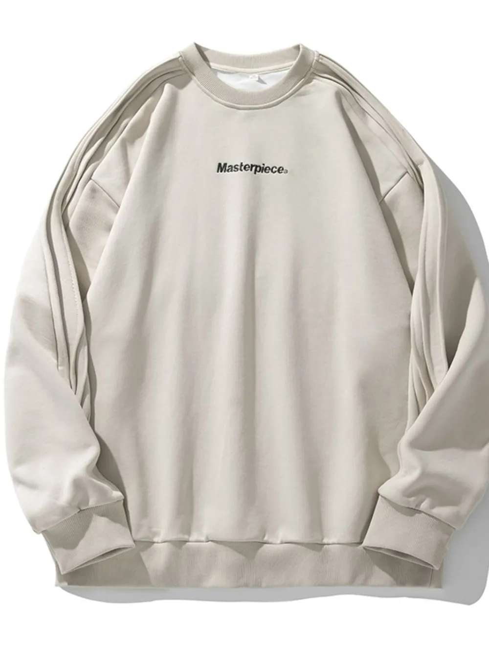Men's Letter Round Neck Long Sleeve Sweatshirt, image 6
