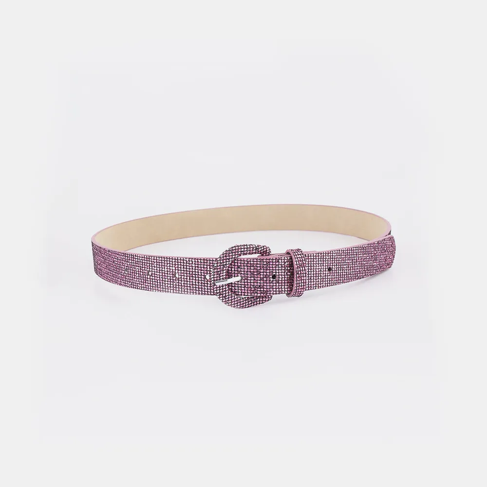 Sequin PU Leather Belt, image 9