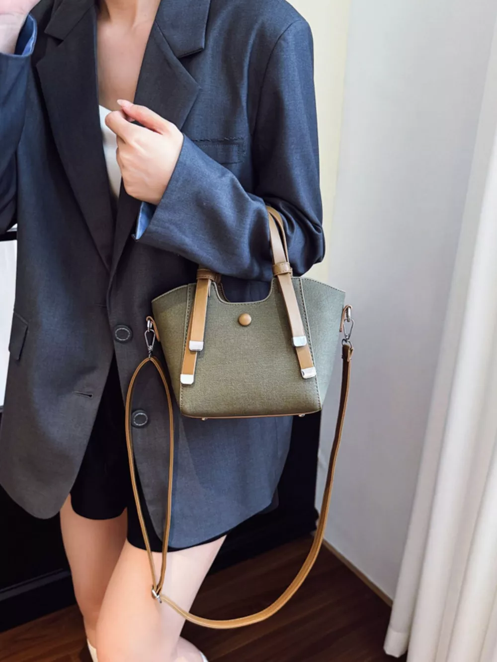 Adjustable Strap Crossbody Bag, image 7