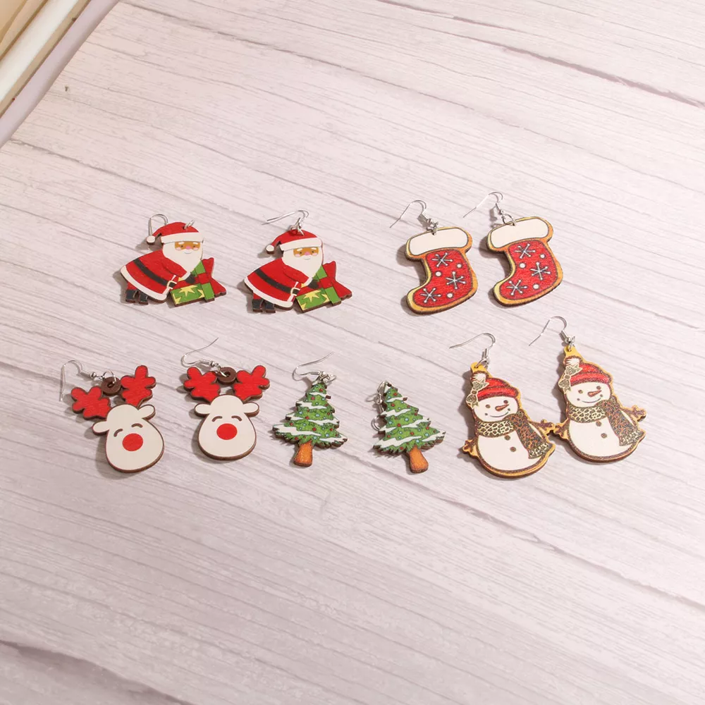 Christmas-Themed Dangle Earrings, image 2