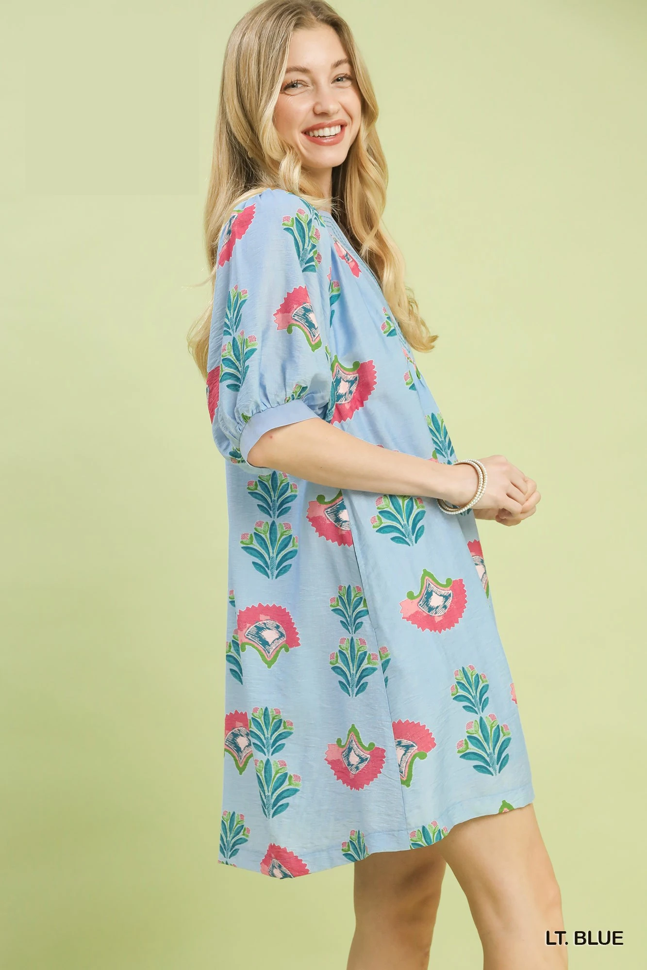 Abstract Print Mini Dress, image 2