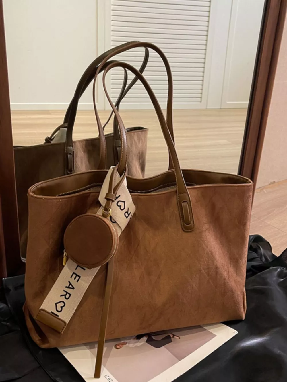 Large Capacity Tote Bag with Coin Purse, image 11