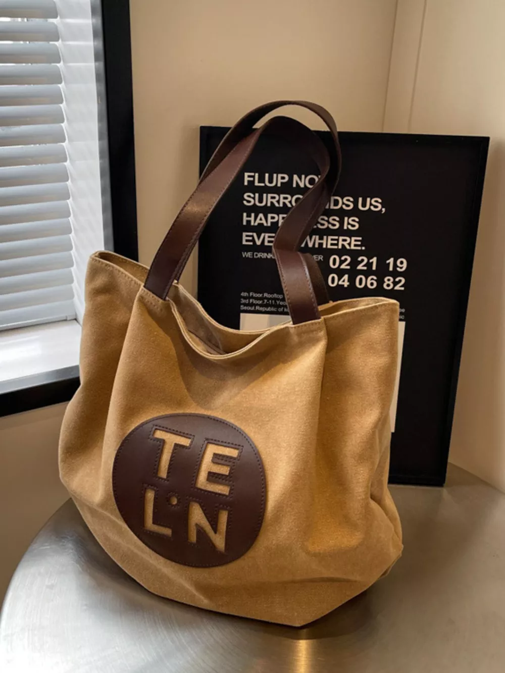 Casual Canvas Handbag, image 2