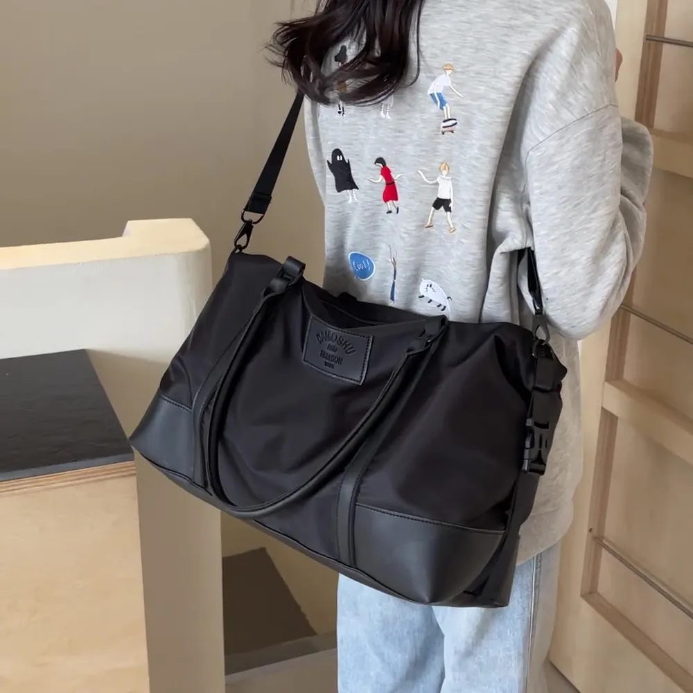 Detachable Crossbody Strap Polyester Travel Bag, image 4