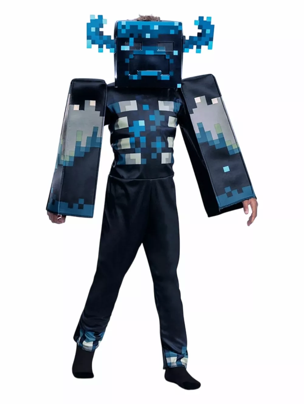 Children's Minecraft Pixelated Print Costume Set, image 16