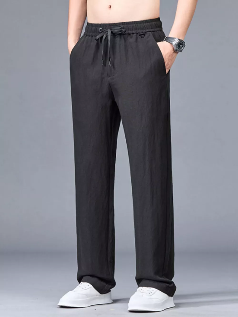 Men's Plus Size Lightweight Casual Pants