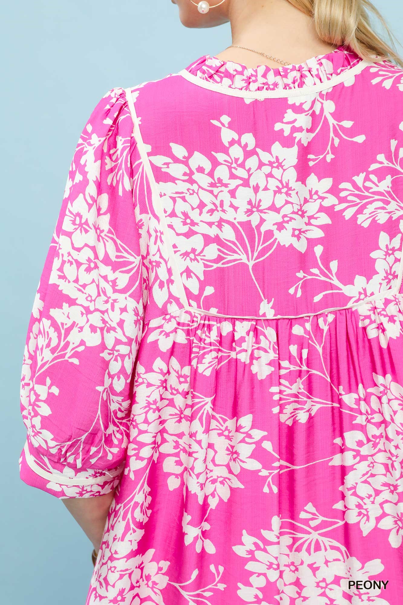 Floral Babydoll Dress with Pockets, image 4