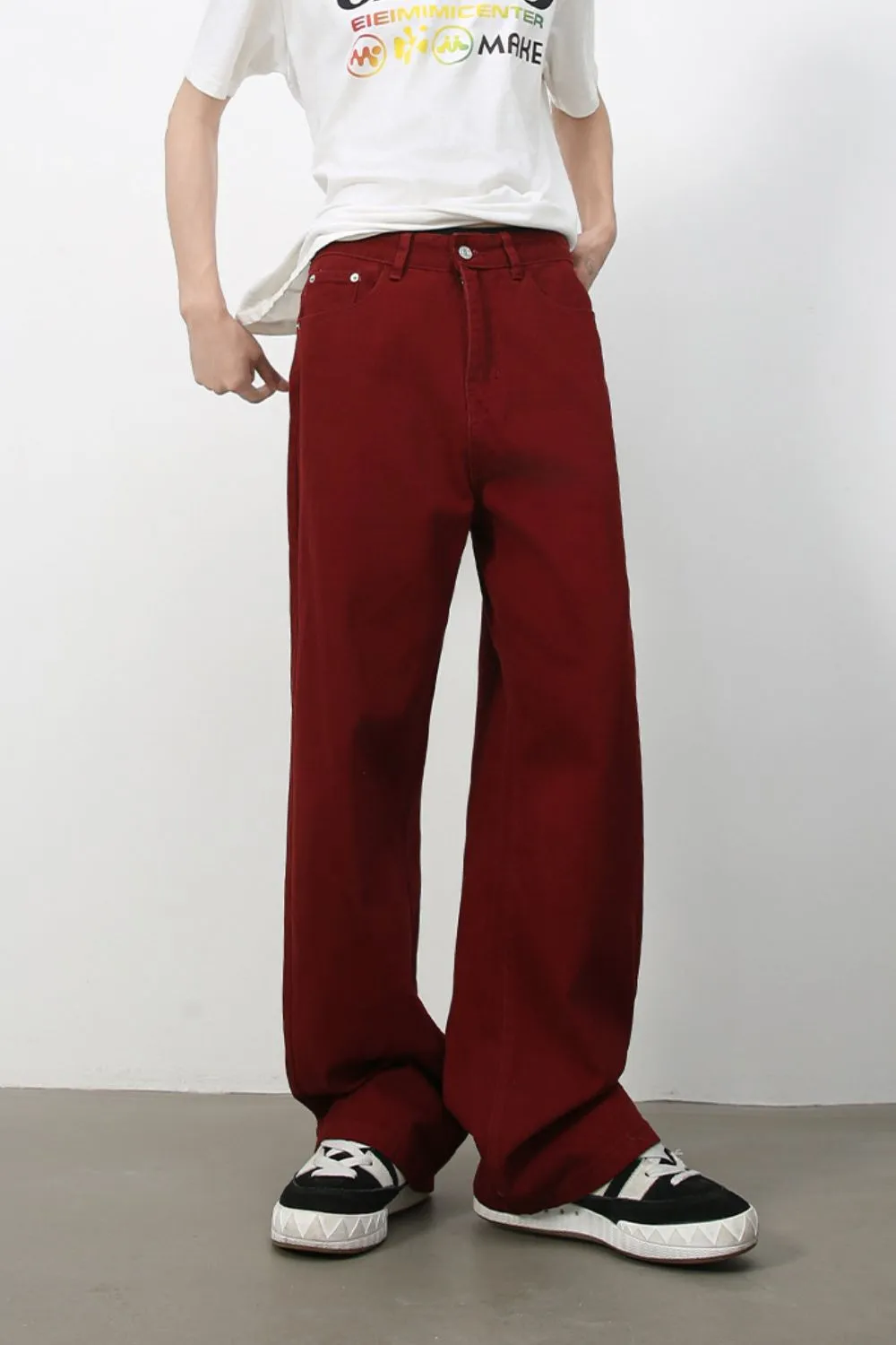 Men's Mid Rise Baggy Jeans, image 6