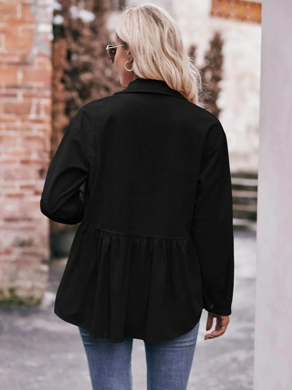 Collared Neck Long Sleeve Shirt, image 18