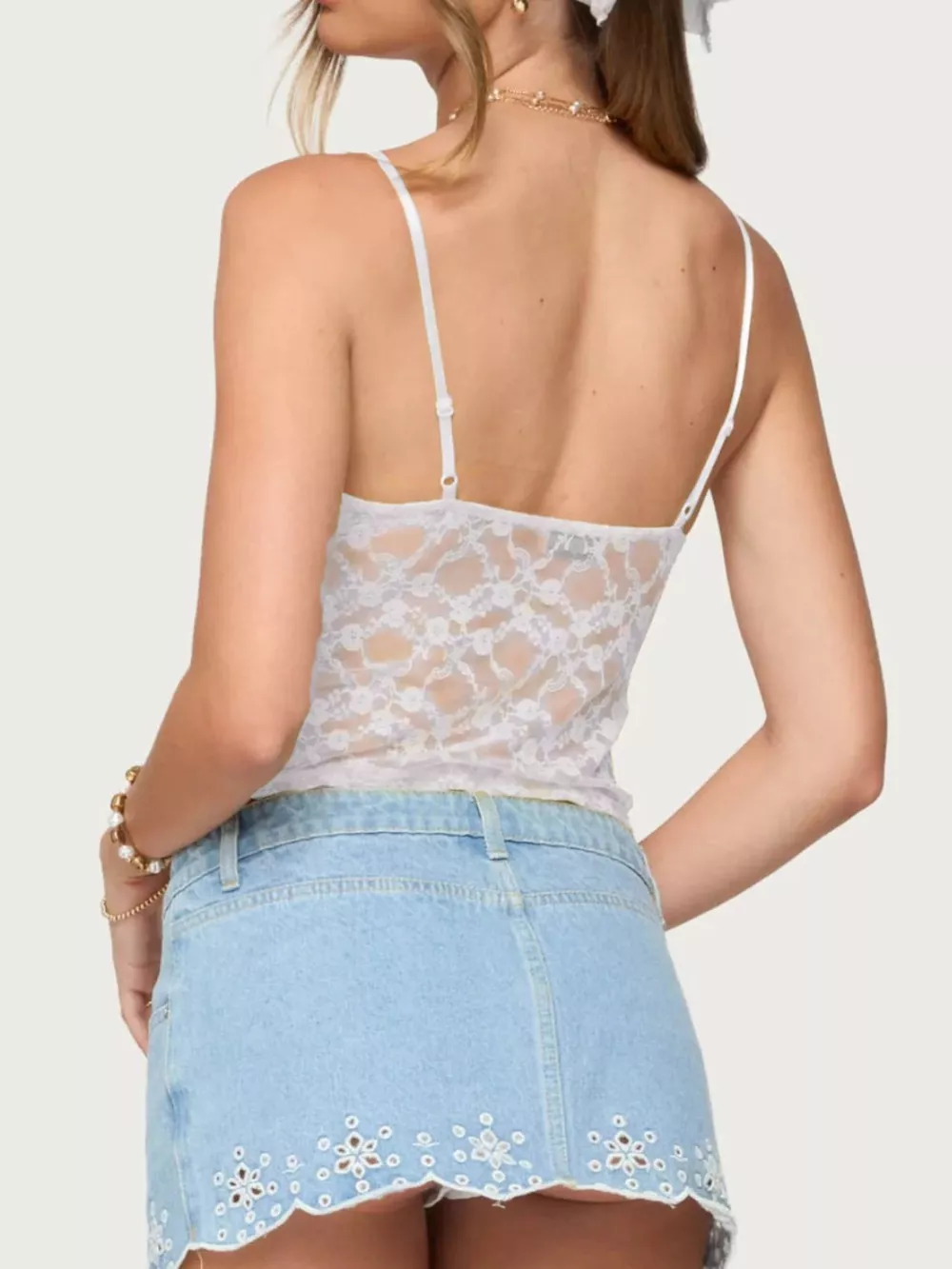 Lace Adjustable Strap Cami, image 13