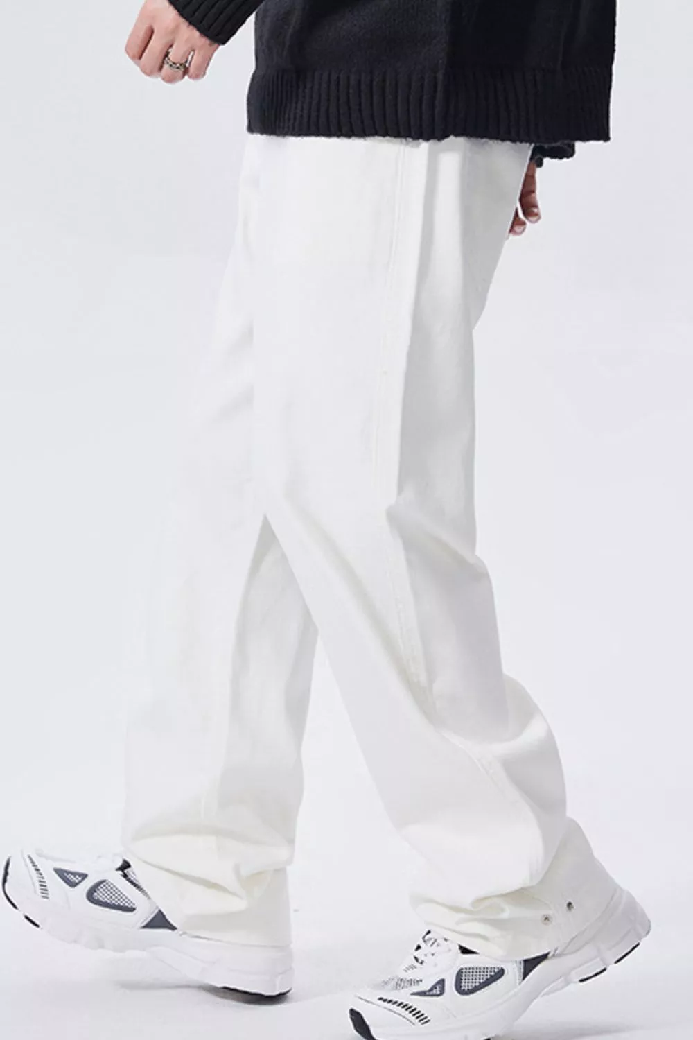 Men's Full Size Wide Leg Jeans Plus Size, image 3