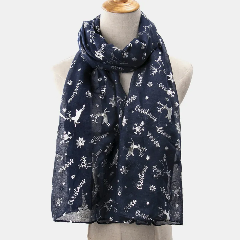 Christmas Element Polyester Scarf, image 9