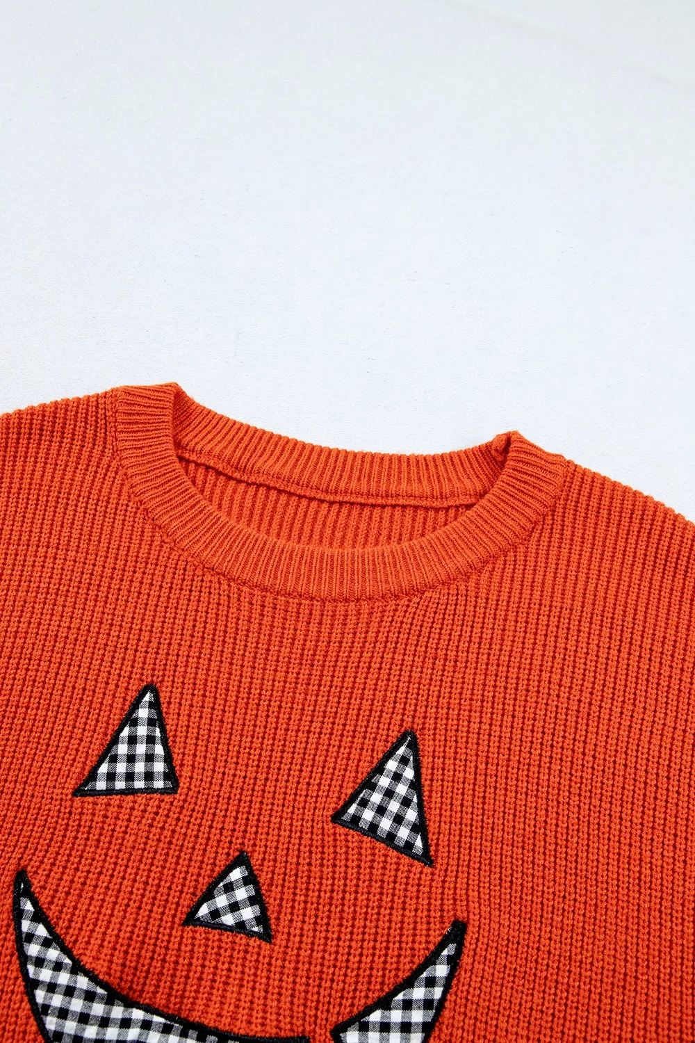 Drop Shoulder Long Sleeve Round Neck Halloween Sweater, image 14