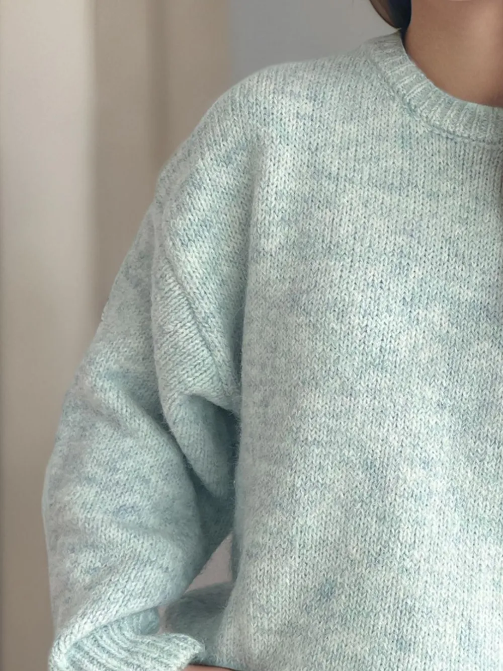 Round Neck Long Sleeve Sweater, image 18