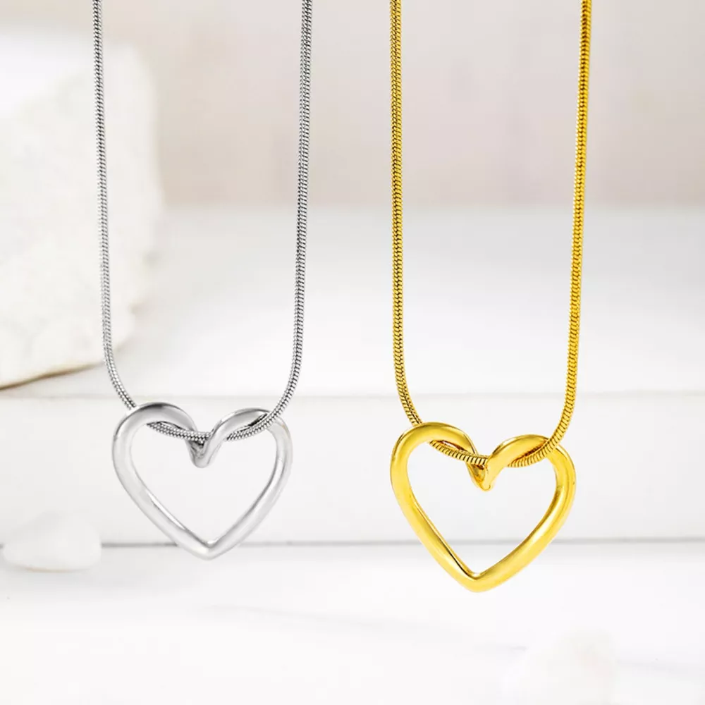 Stainless Steel Heart Necklace, image 3
