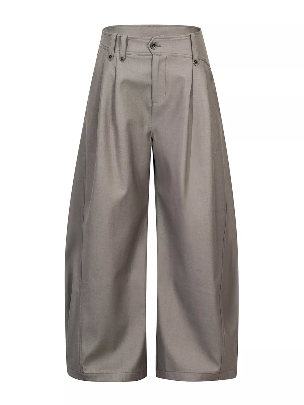 Men's High-Waisted Wide-Leg Pleated Casual Pants, image 2