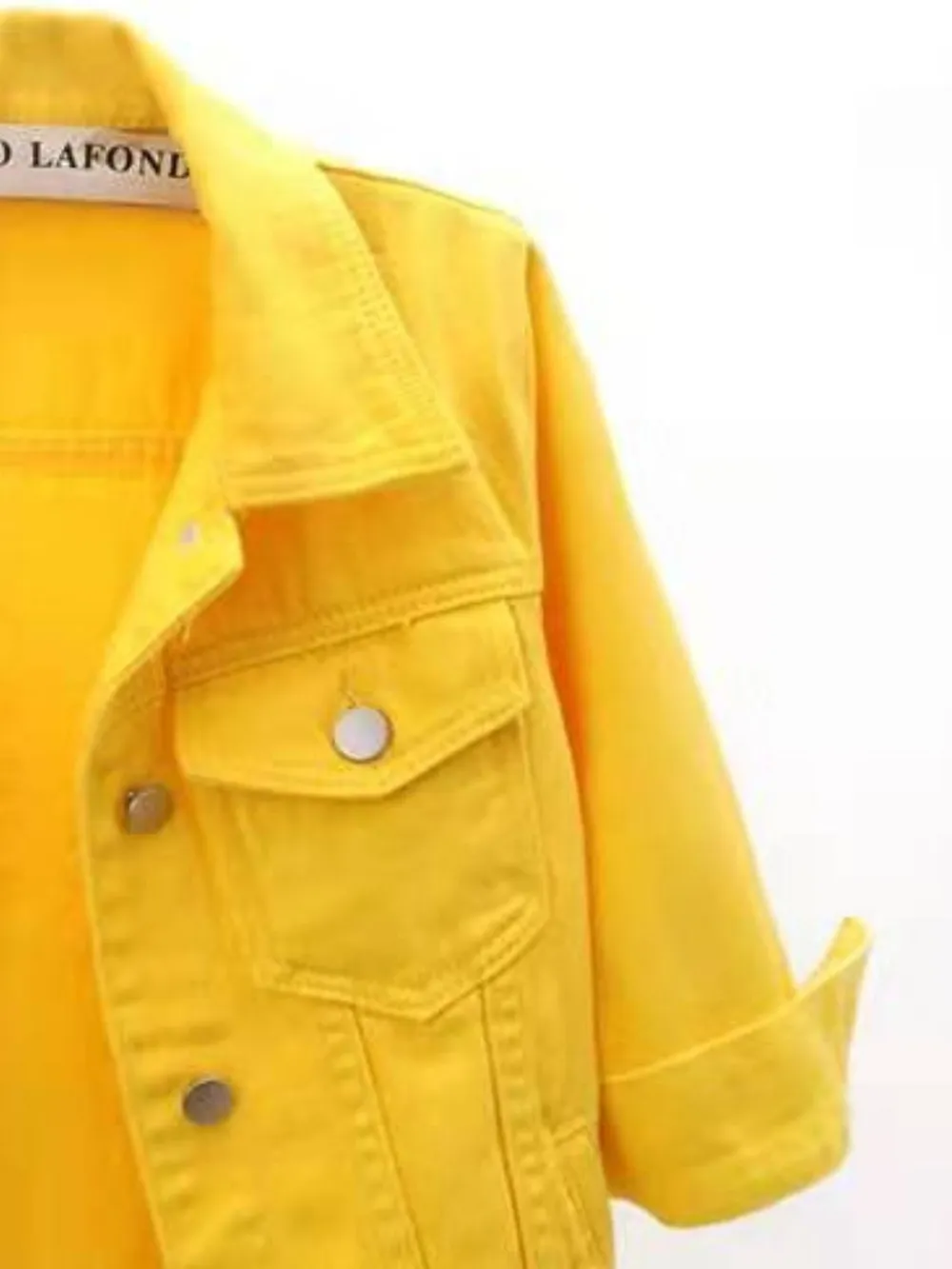 Full Size Cropped Denim Jacket Plus Size, image 7