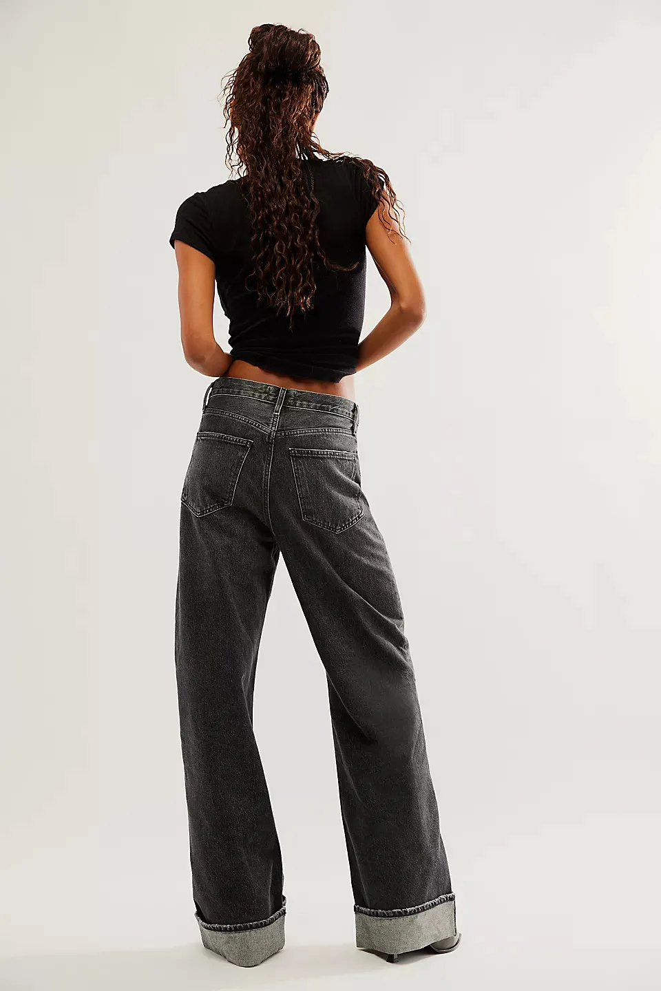 Cuffed Jeans with Pockets, image 8