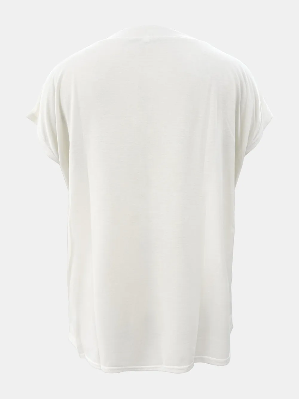 Full Size Round Neck Cap Sleeve T-Shirt, image 8