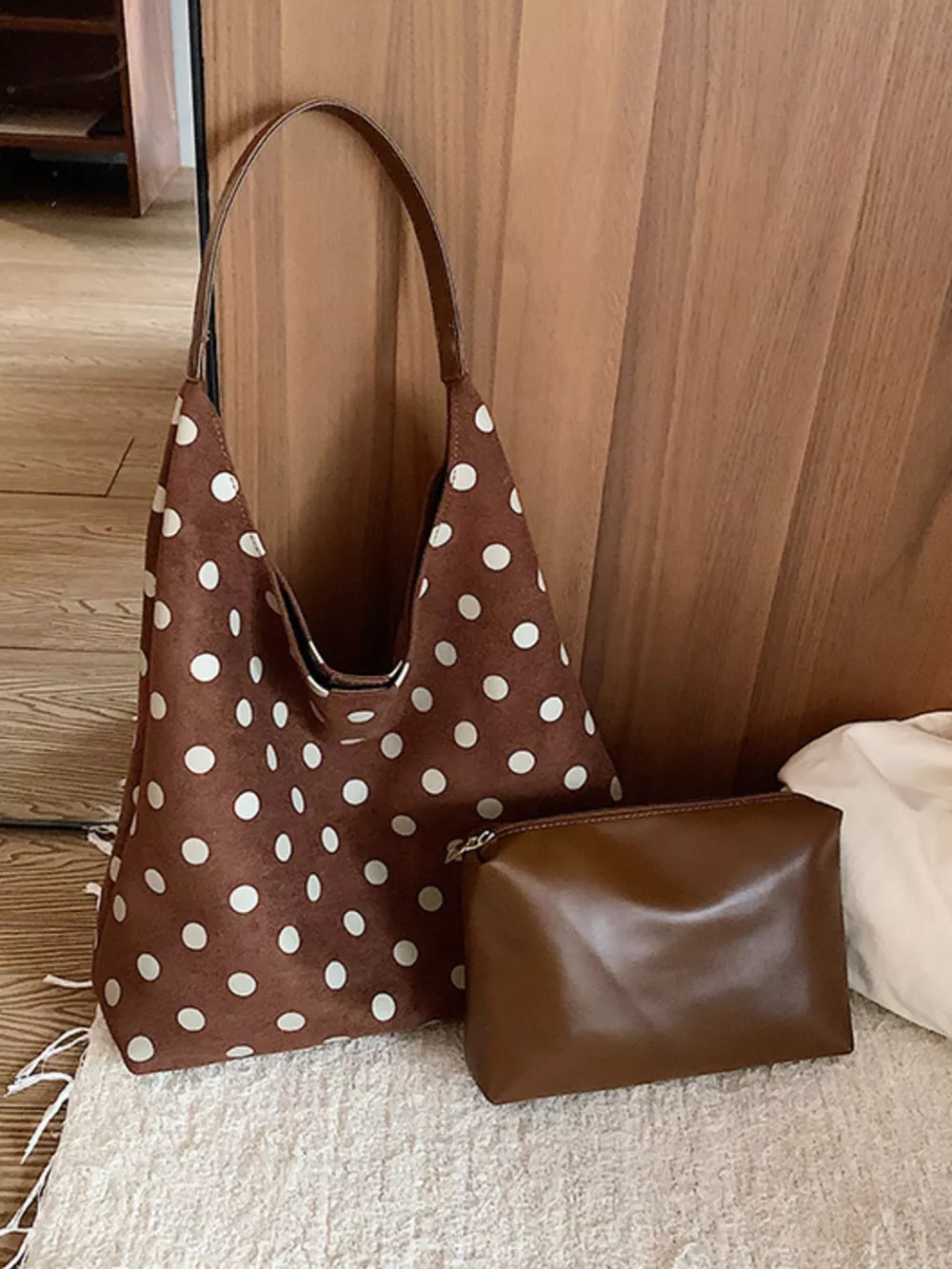 Polka Dot Shoulder Bag, image 9