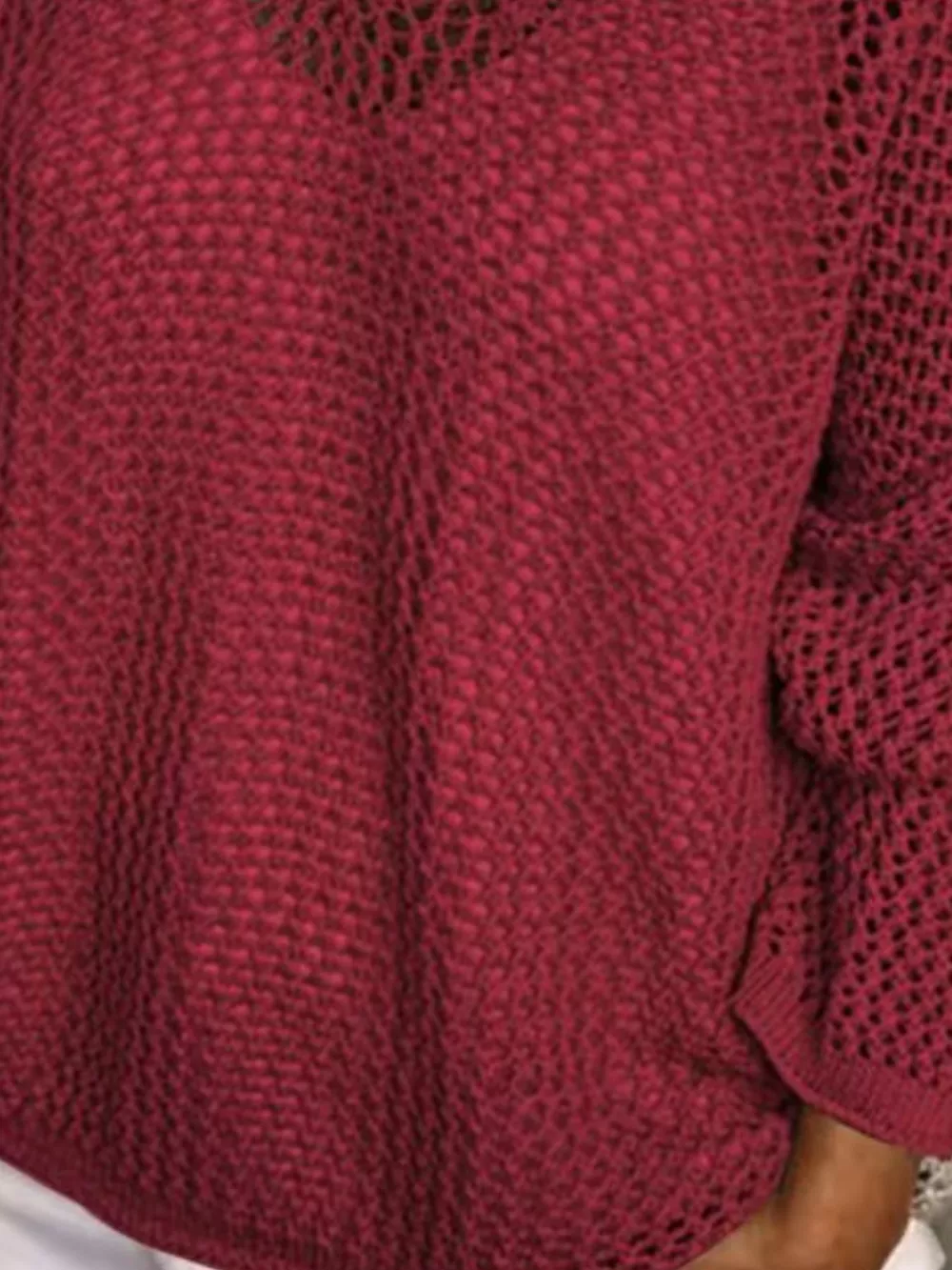 Loose Knit Hooded Cover Up, image 12