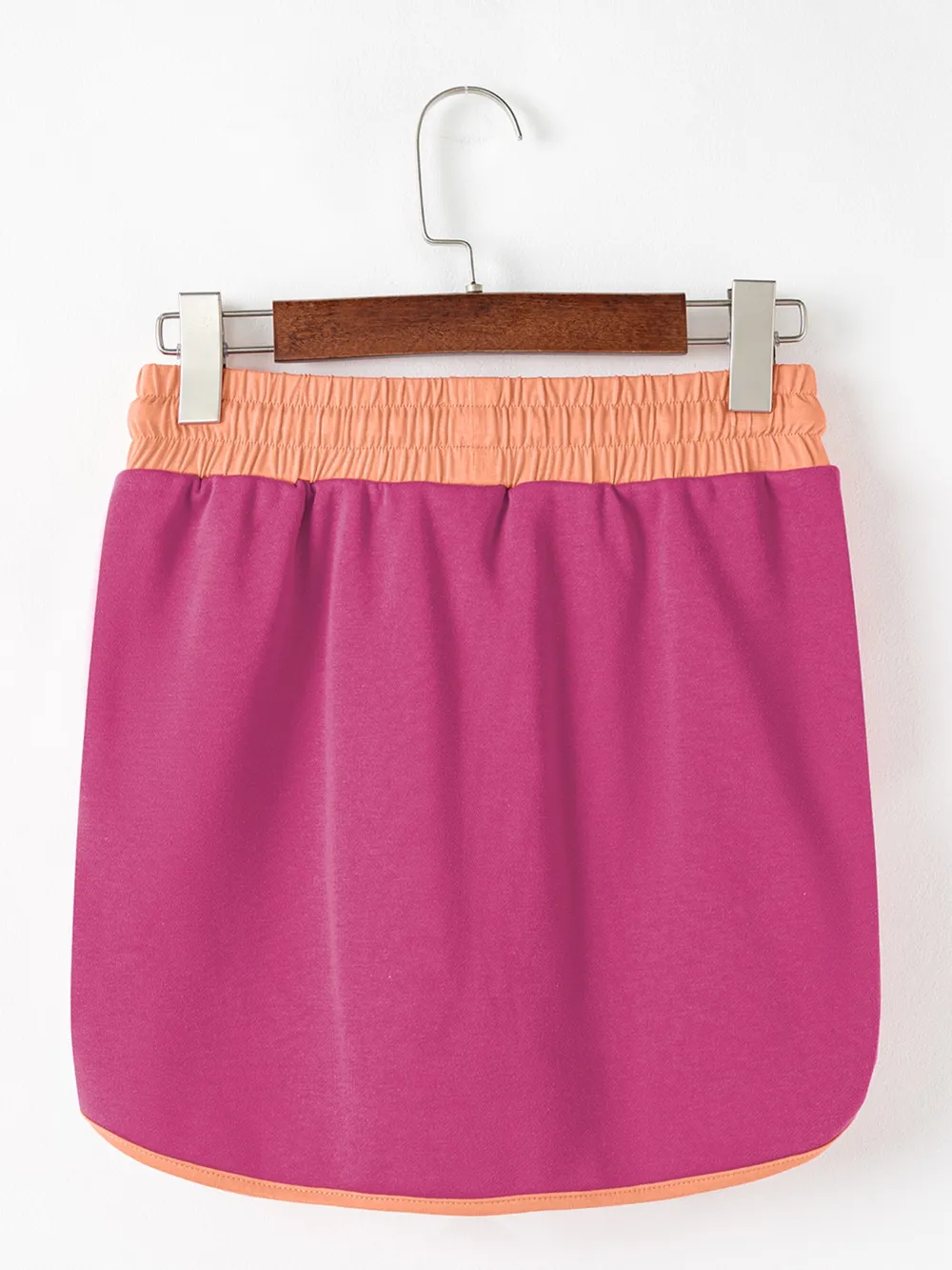 Contrast Trim Long Sleeve Top and Skort Set, image 7