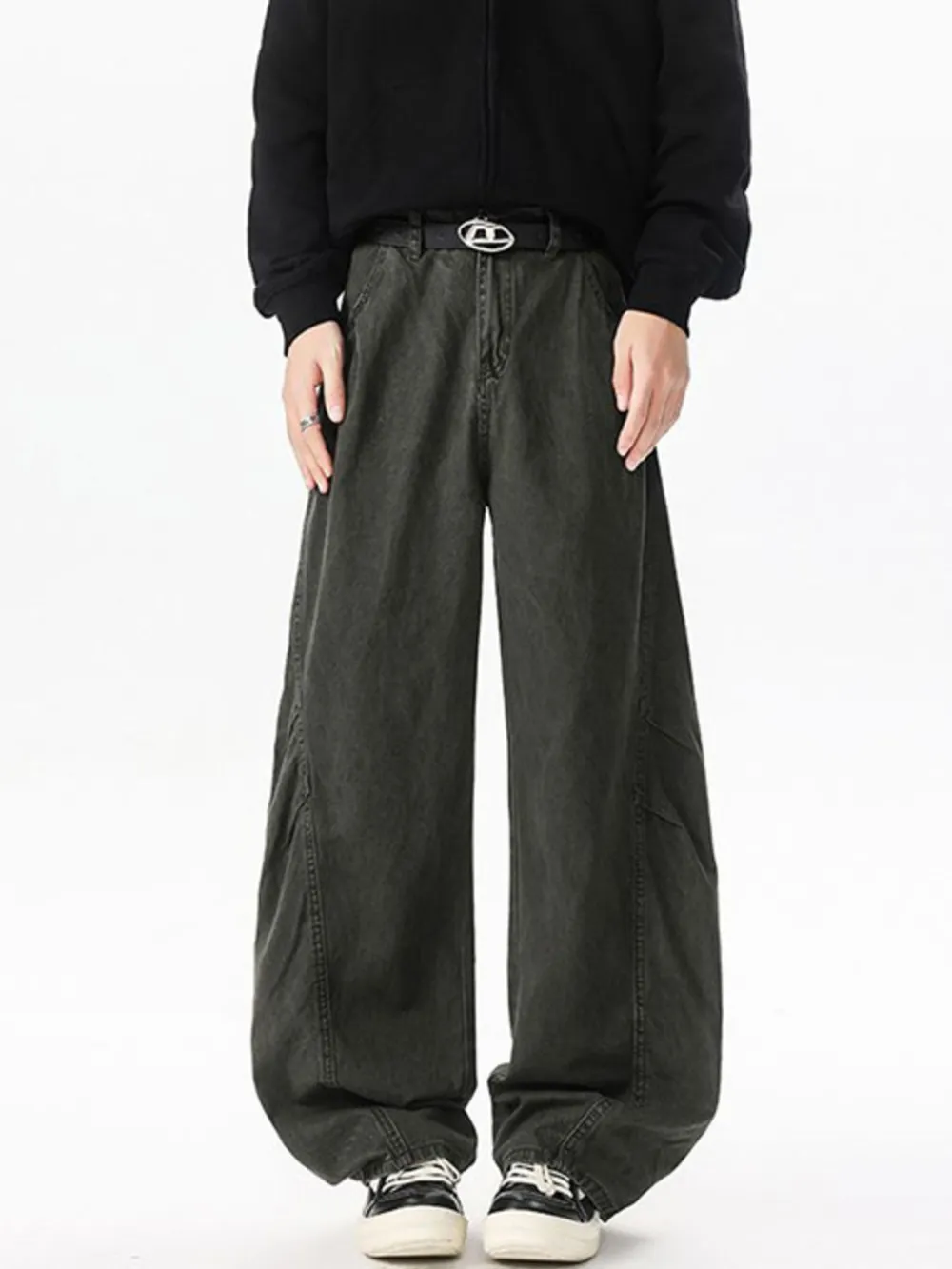 Men's Wide Leg Jeans, image 4