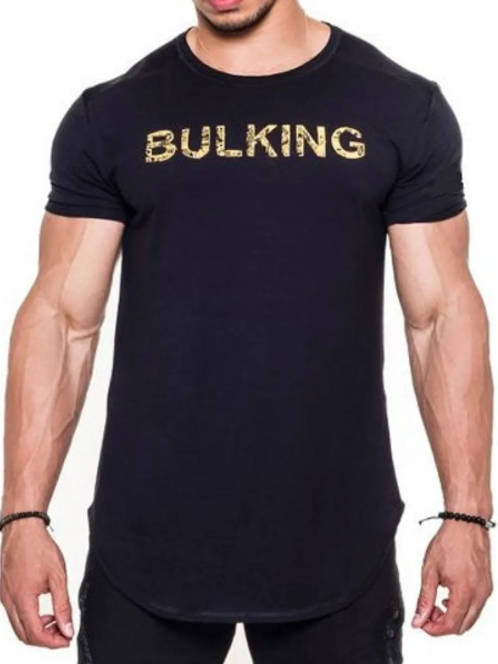 Men's Plus Size Round Neck Short Sleeve T-Shirt