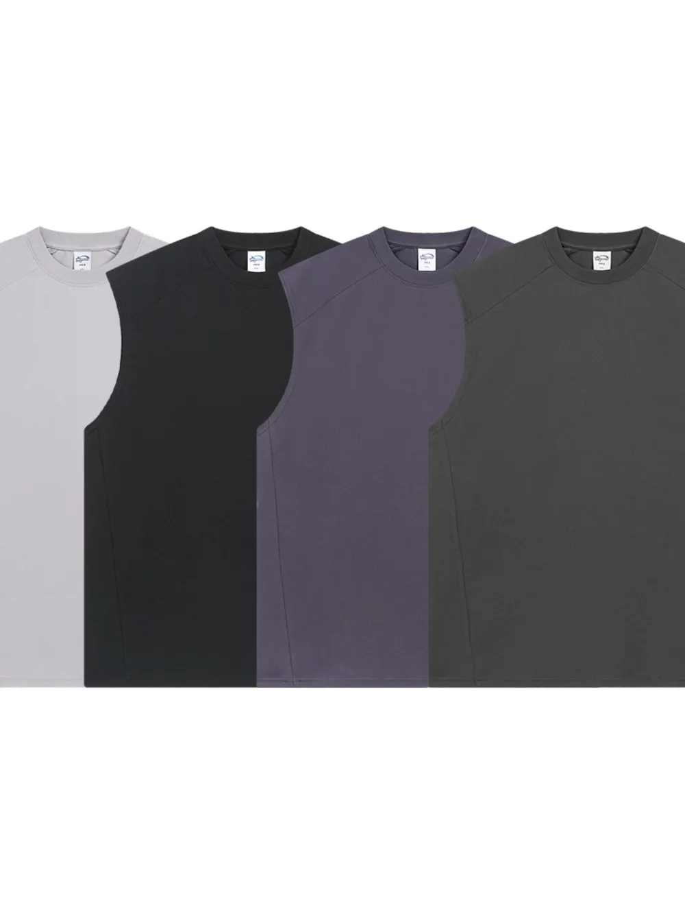 Men's Solid Color Round Neck Tank, image 8