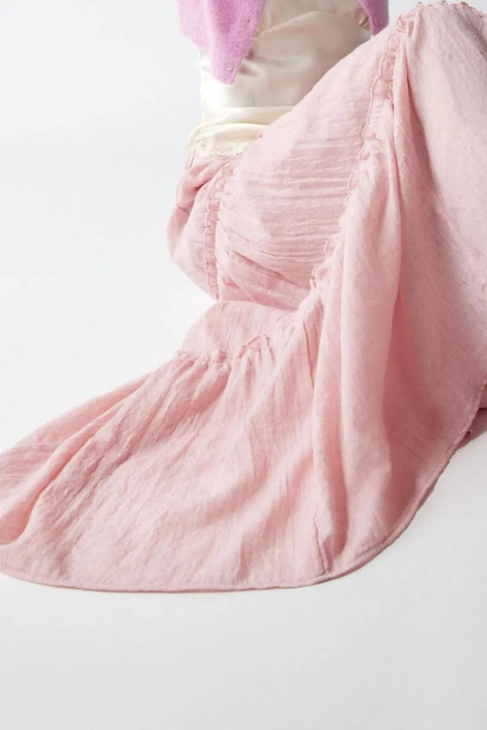 Frill Elastic Waist Skirt, image 4