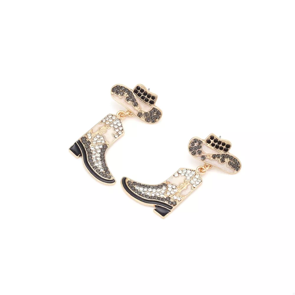 Cowboy Hat and Boot Dangle Earrings, image 14